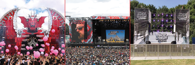 Festival drukwerk stages