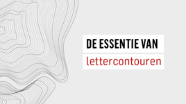 wat zijn lettercontouren
