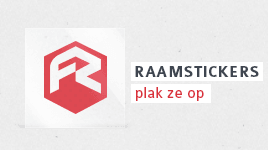 raamstickers bevestigen