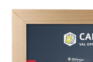 canvas baklijst achter