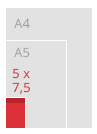 5 x 7,5