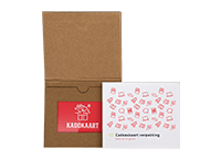 cadeaukaart verpakking bedrukken | gratis verzending
