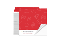 indoor stickers drukken en bestellen