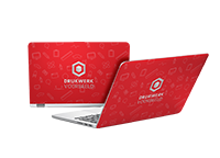 laptop sticker ontwerpen, maken en bedrukken