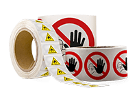 machinestickers op rol bestellen