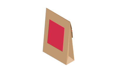 Papieren verzendzak B35xH45xD12 cm